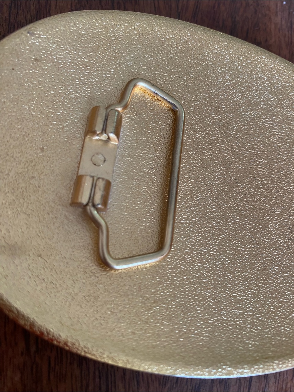 Heavy Gold and Silver Rodeo Bull Decorative Belt Buckle 5” across like New - Picture 4 of 8